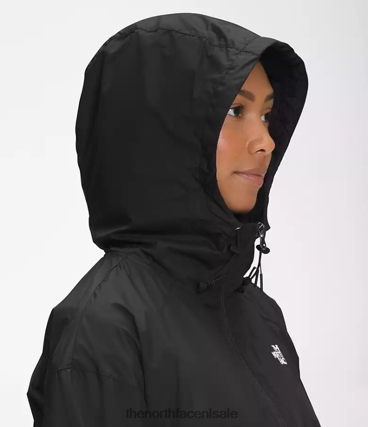 vrouwen hydrenaline jas 2000-25\\ lengte The North Face P464ZN672 kleding tn zwart